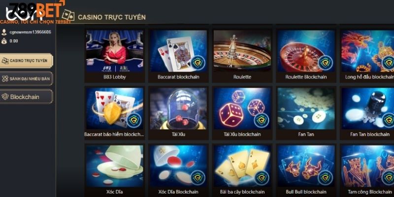 Danh mục trò chơi hot tại Bbin Casino